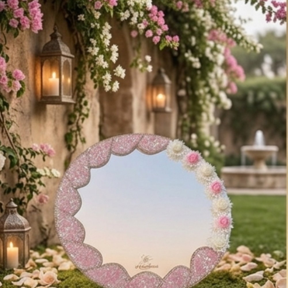 🌸Rose Quartz Mirror✨